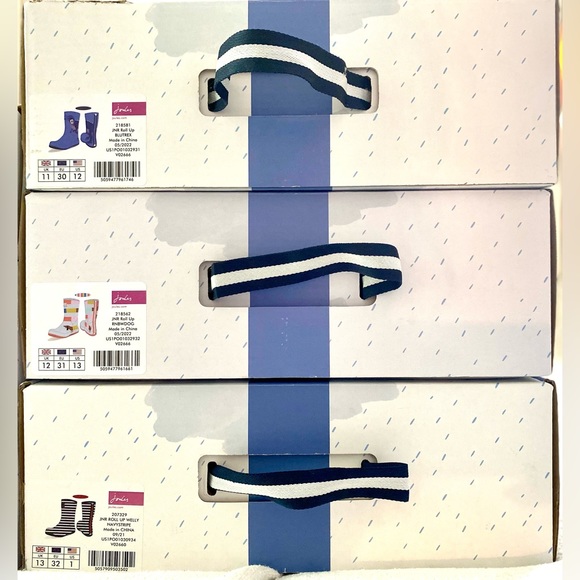 🐸Joules Kids Welly Rain Boots - 🦀 Last 3 in Adorable Styles: Frog Crab Ladybug!🐞 - Picture 3 of 16